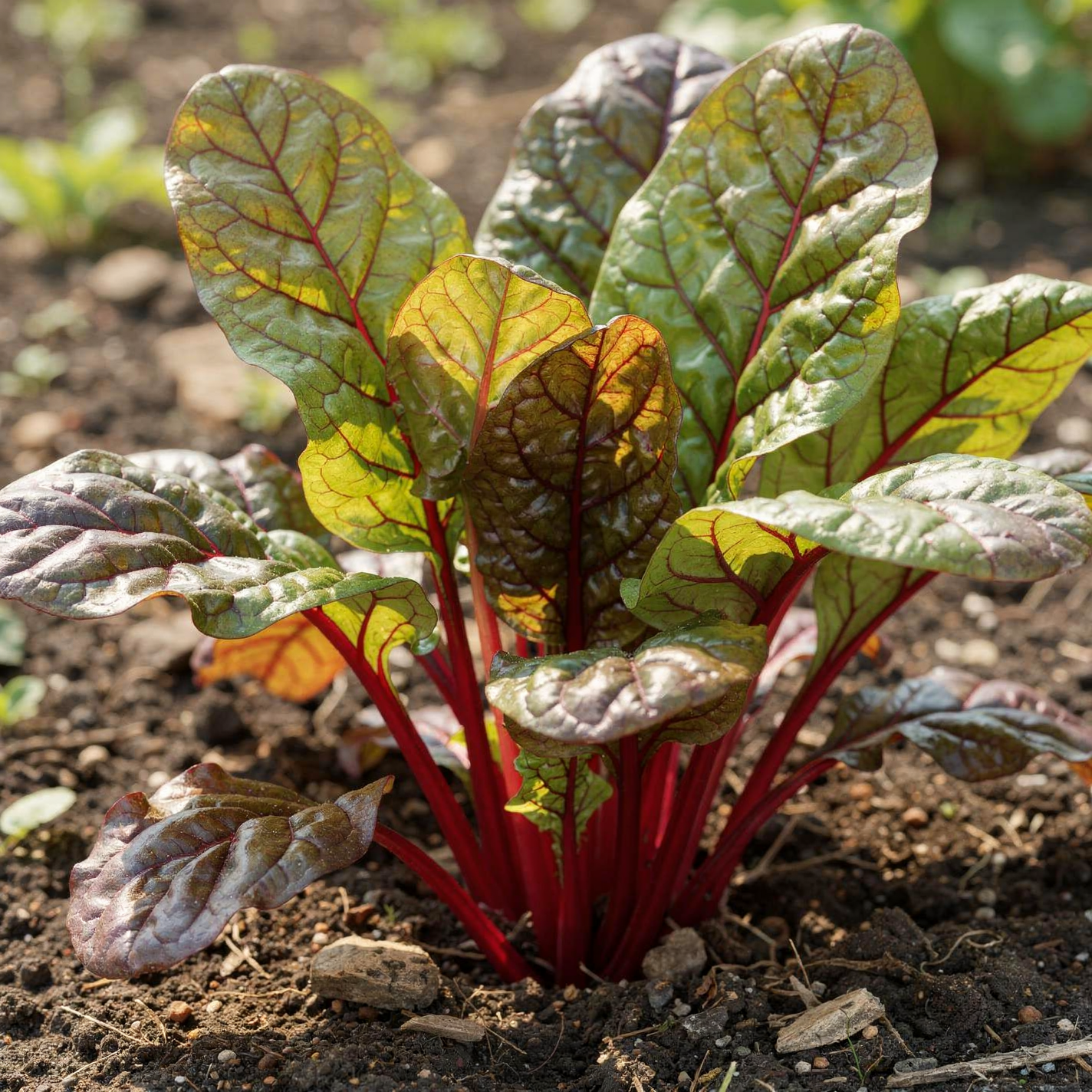 Swiss chard — hero (AI-generated reference image)